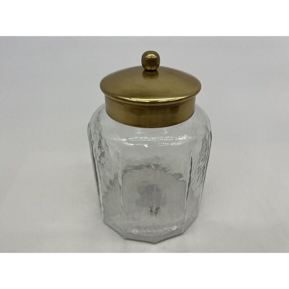 Anthropologie Janie Glass Container Size Small New In Box - Picture 4 of 6